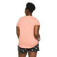thumbnail image 3 of George Women's Plus V-Neckline Sleep Tee, 3 of 6