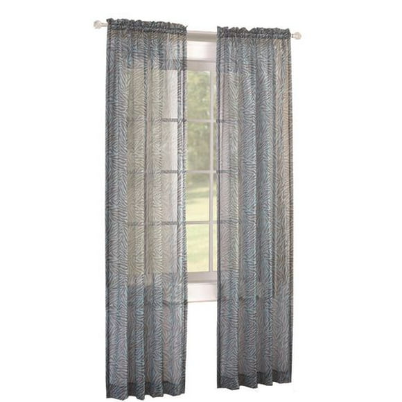 your zone Zebra Rod Pocket Top Panel