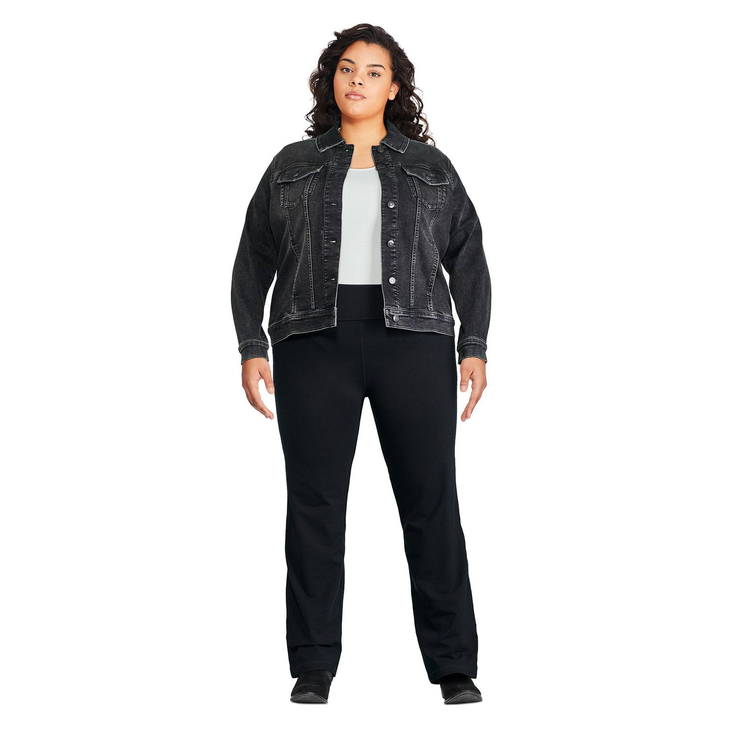 Veste en jean George Plus pour femmes Tailles 1X-4X