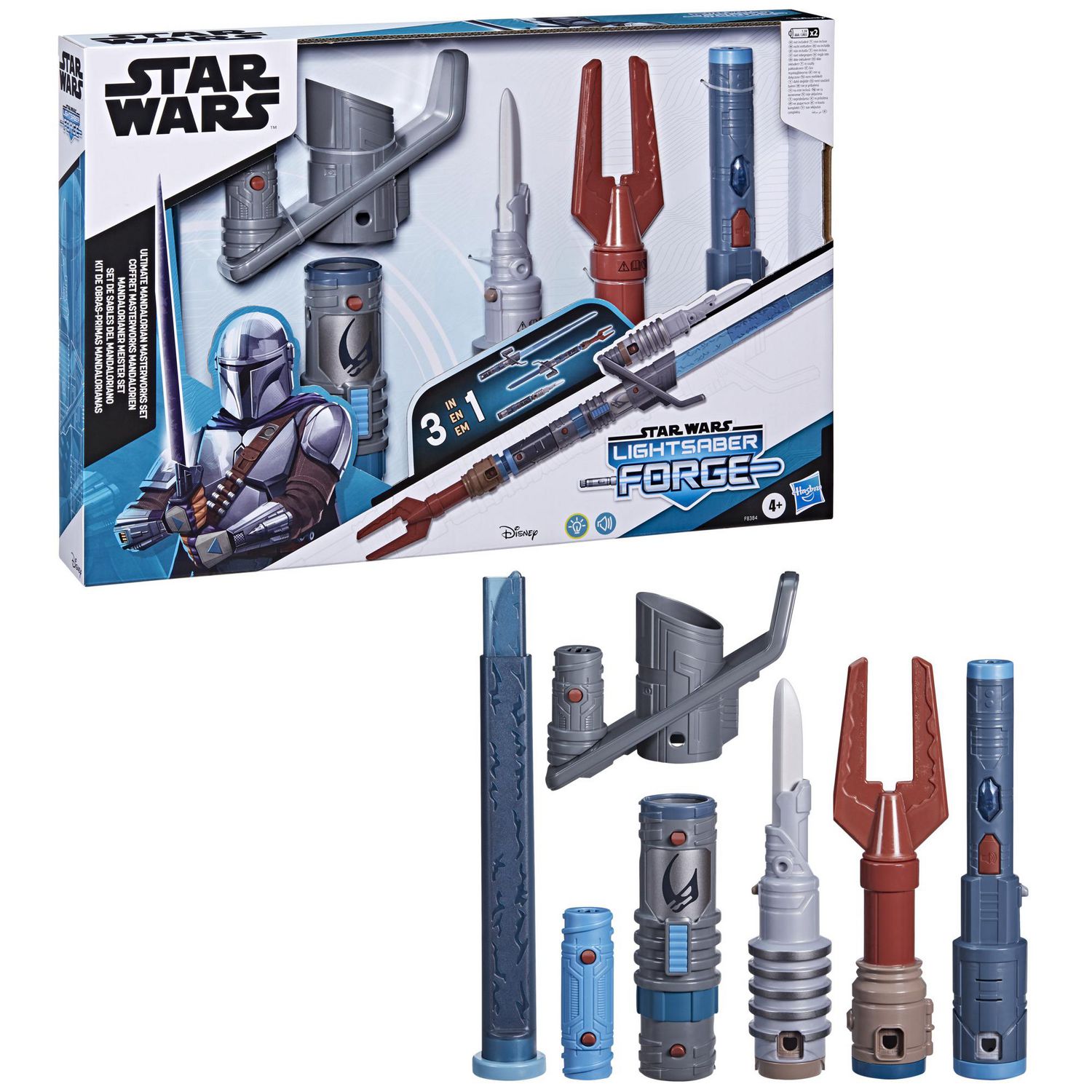 Star Wars Lightsaber Forge Ultimate Mandalorian Masterworks Set, Officially  Licensed Electronic Lightsaber, Toys for 4 Year Old Boys and Girls and Up