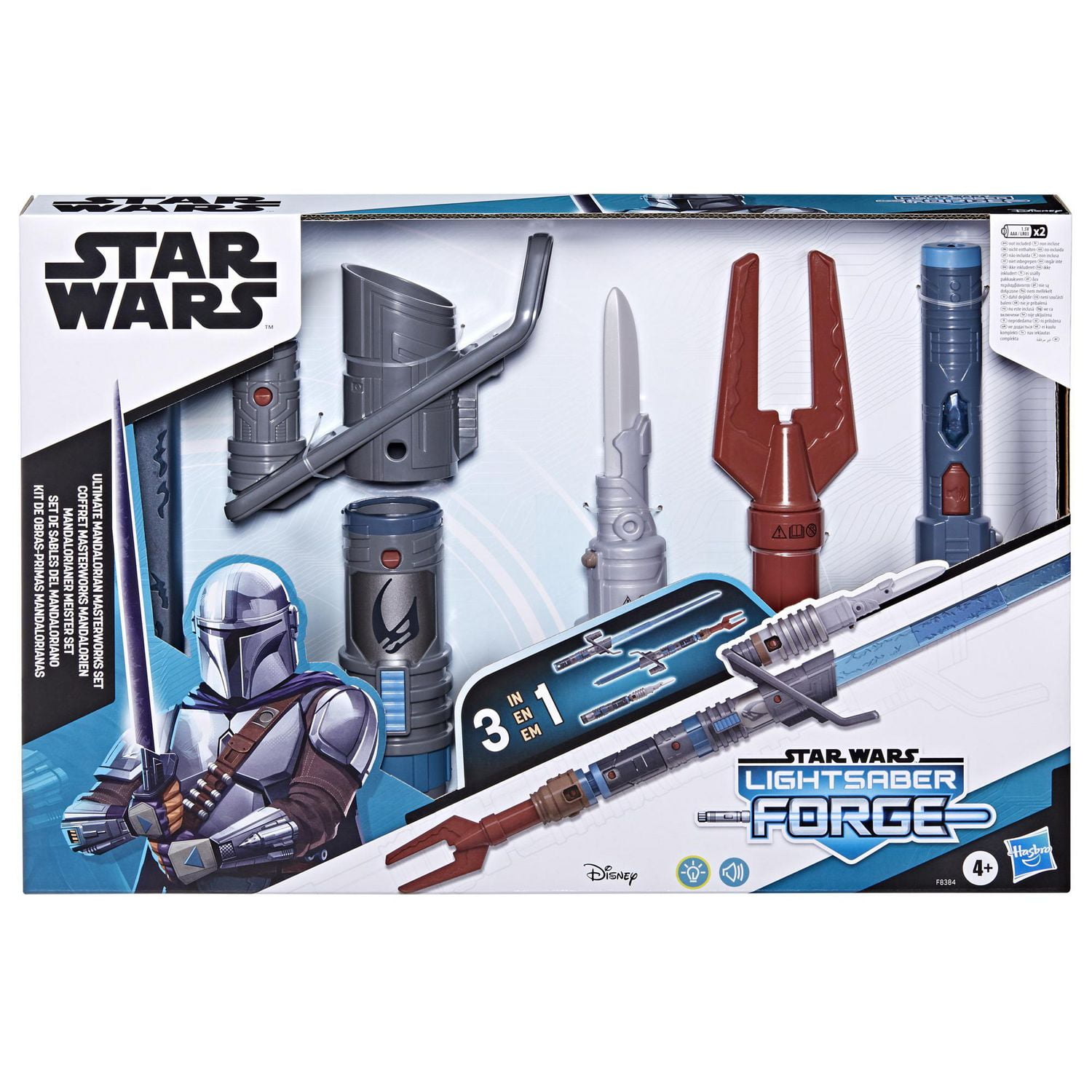Star Wars Lightsaber Forge Ultimate Mandalorian Masterworks Set, Officially  Licensed Electronic Lightsaber, Toys for 4 Year Old Boys and Girls and Up 