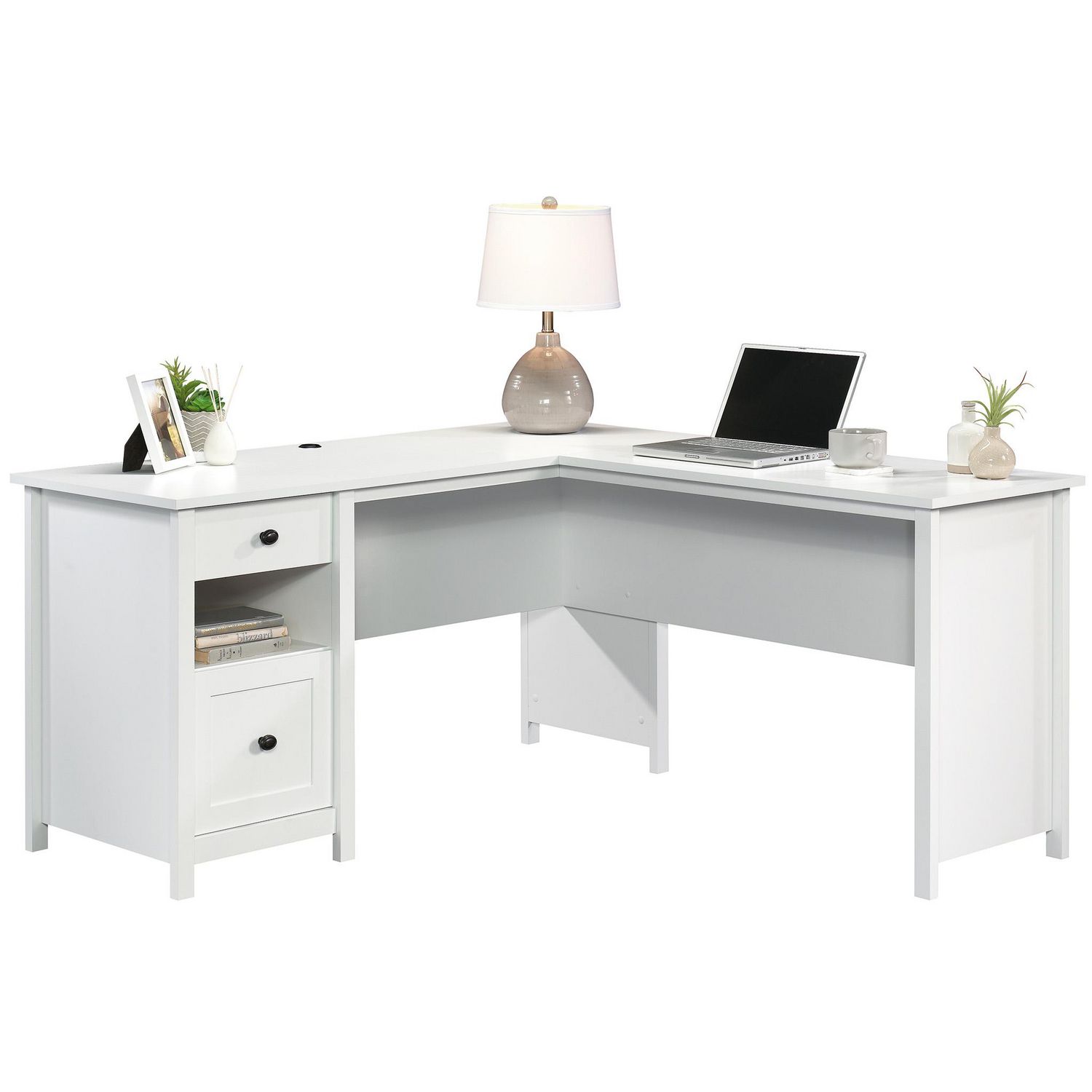 Sauder County Line L-Shaped Desk