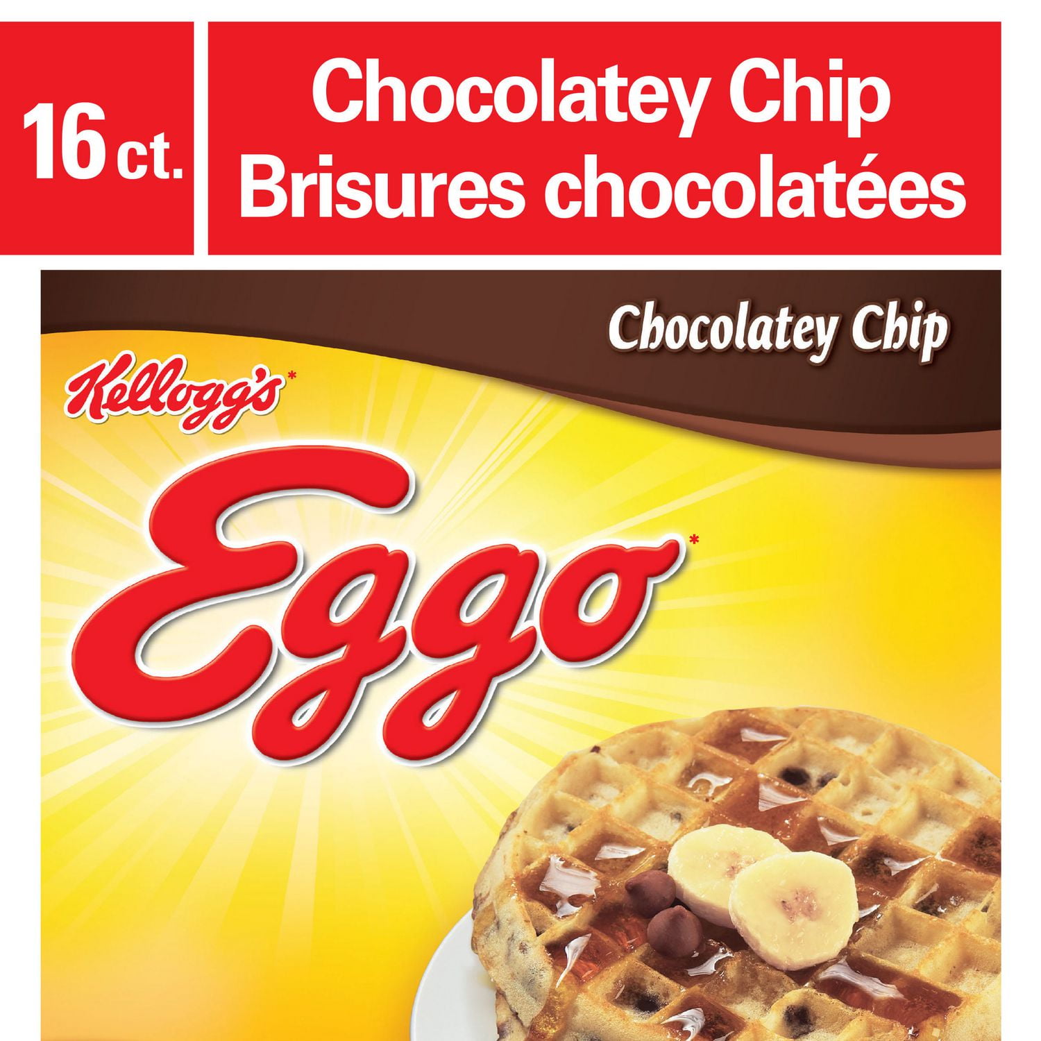 EGGO Chocolatey Chip Waffles, 560g (16 waffles) Walmart Canada