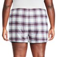 thumbnail image 3 of George Plus Women's Flannel Short, 3 of 6