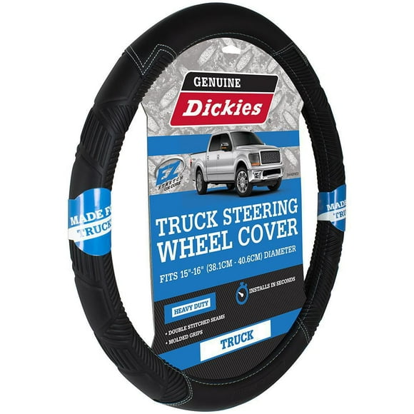 Genuine Dickies Black Heavy Duty Truck Steering Wheel Cover