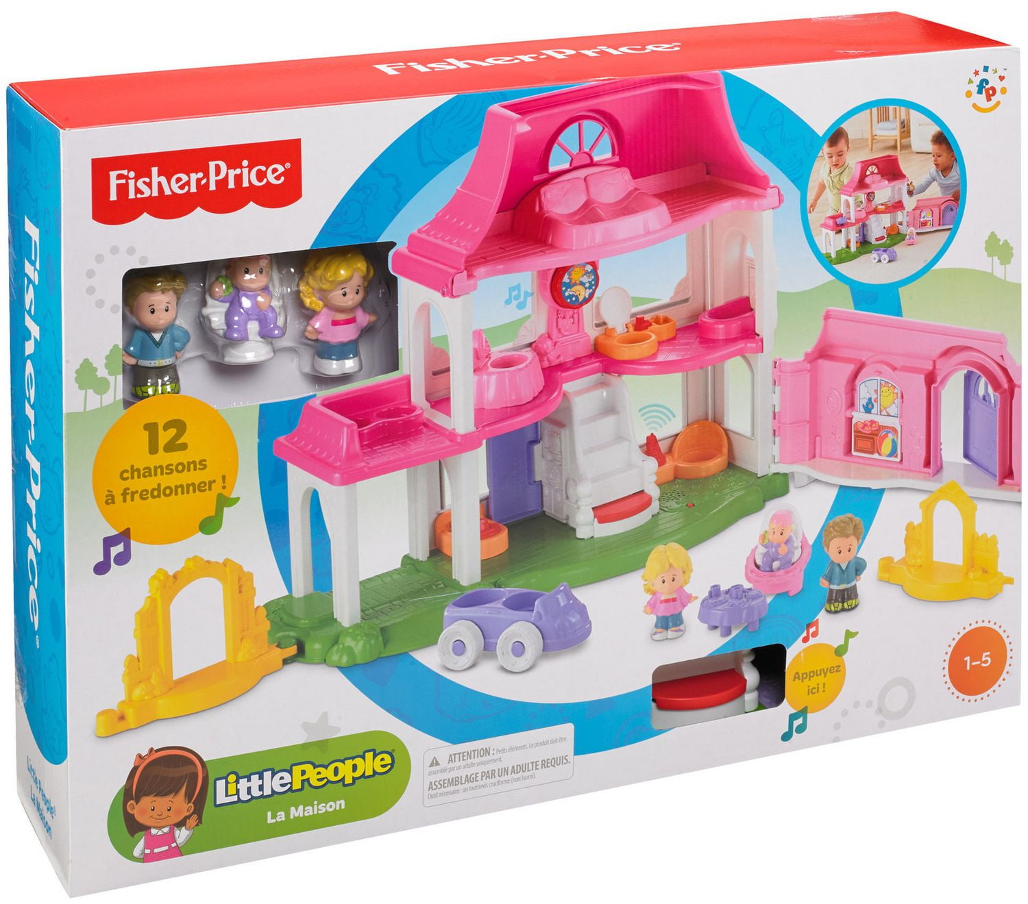 Fisher price little people happy sounds home online