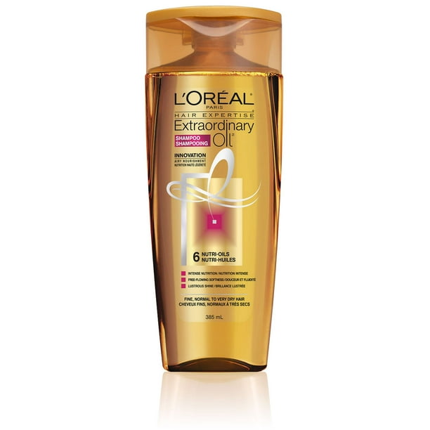 L'Oréal Paris Hair Expertise, 6 nutri-Oils Extraordinary Oil Shampoo,, 385 ml 385 ml