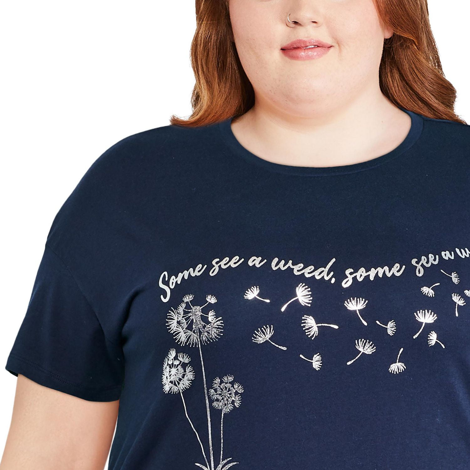 George Plus Women's Nightshirt, Sizes 1X-4X