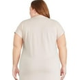 thumbnail image 3 of George Plus Women's V-Neckline Nightshirt, 3 of 6