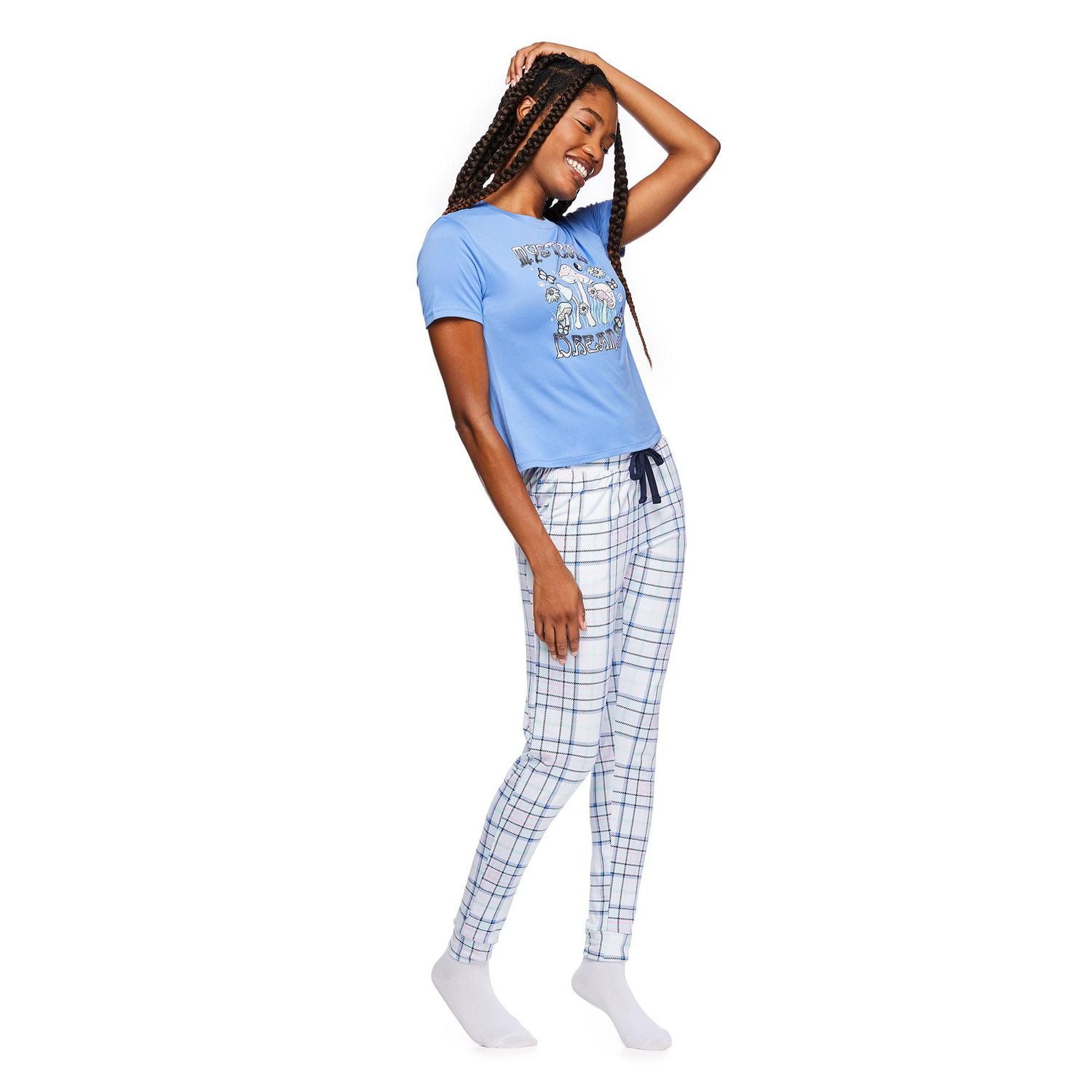 No Boundaries Women's Pajama 2-Piece Set