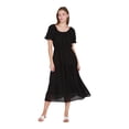 thumbnail image 1 of Devoted puff sleeve midi dress, 1 of 3
