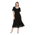 thumbnail image 1 of Devoted puff sleeve midi dress, 1 of 3
