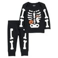 thumbnail image 1 of Carter's Child of Mine Baby Unisex 2-Piece - Skeleton, 1 of 3