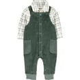 thumbnail image 1 of Carter's Child of Mine Ensemble salopette bébé garçon - Rayures vertes, 1 of 5