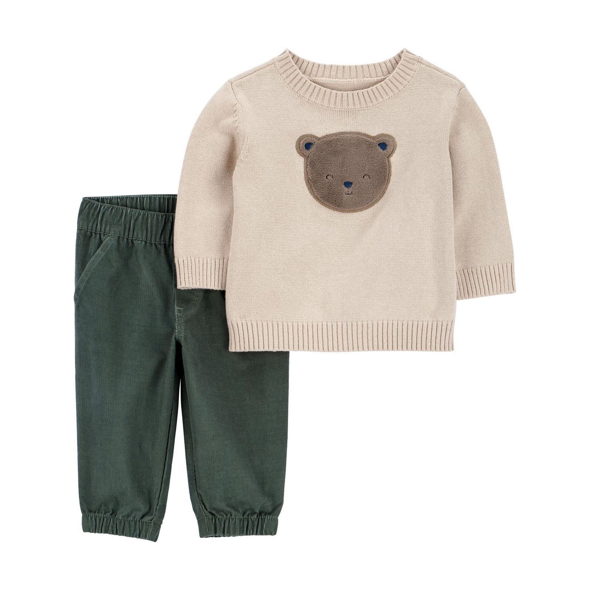 Ensemble Bébé Pull + Bonnet Tricoté - Taille 0-3 Mois - Unisexe - Neuf Sans étiquettes - Marque HaT