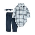 thumbnail image 1 of Carter's Child of Mine Ensemble à carreaux bleus pour bébé garçon, 1 of 6