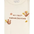 thumbnail image 2 of Carter's Child of Mine Baby Unisex Bodysuit Pant Set - My First Thanksgiving, 2 of 3