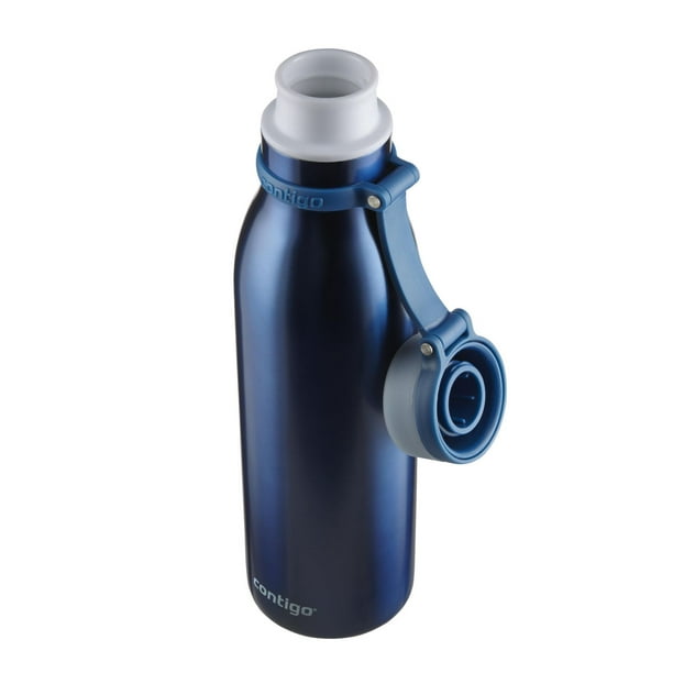 Contigo Matterhorn Botella de agua de acero inoxidable con aislamiento  Thermalock, vaso sin BPA con tapón de rosca, 100% a prueba de fugas y  derrames