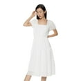 thumbnail image 1 of Devoted puff sleeve midi dress, 1 of 3