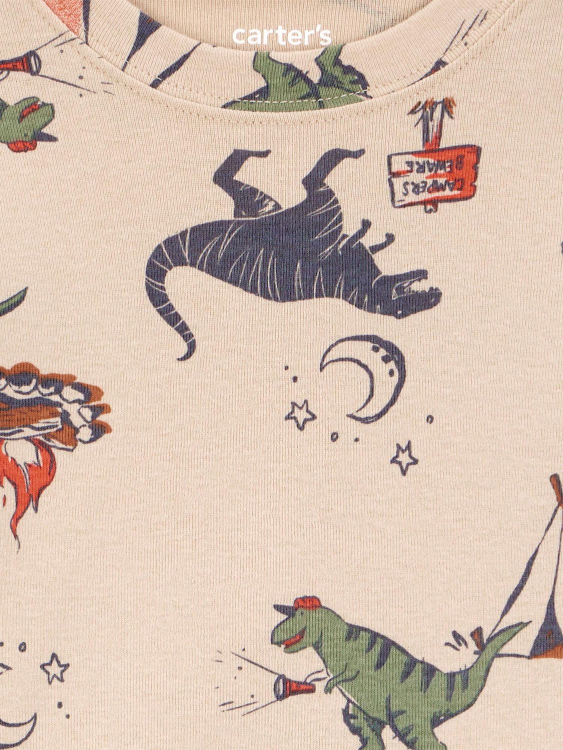 Carter's Child of Mine Toddler Boys' 2-Piece Pajama - Camping Dino, Sizes: 6/9 months - 5T