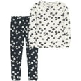 thumbnail image 1 of Carter's Child of Mine Toddler Girls' 2-Piece Pajama Set - Black Floral, 1 of 3