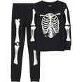 thumbnail image 1 of Carter's Child of Mine Big Kid Unisex 2-Piece Pajamas - Skeleton, 1 of 4