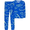 thumbnail image 1 of Carter's Child of Mine Big Kid Boys' 2-Piece Pajamas - Neon Skateboards, 1 of 3