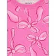 thumbnail image 2 of Carter's Child of Mine Big Kid Girls' 2-Piece Pajama - Pink Bows, 2 of 3