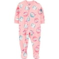thumbnail image 1 of Carter's Child of Mine Toddler Girls' 1-Piece Pajama - Pink Breakfast, 1 of 3