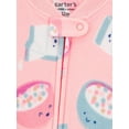 thumbnail image 3 of Carter's Child of Mine Toddler Girls' 1-Piece Pajama - Pink Breakfast, 3 of 3