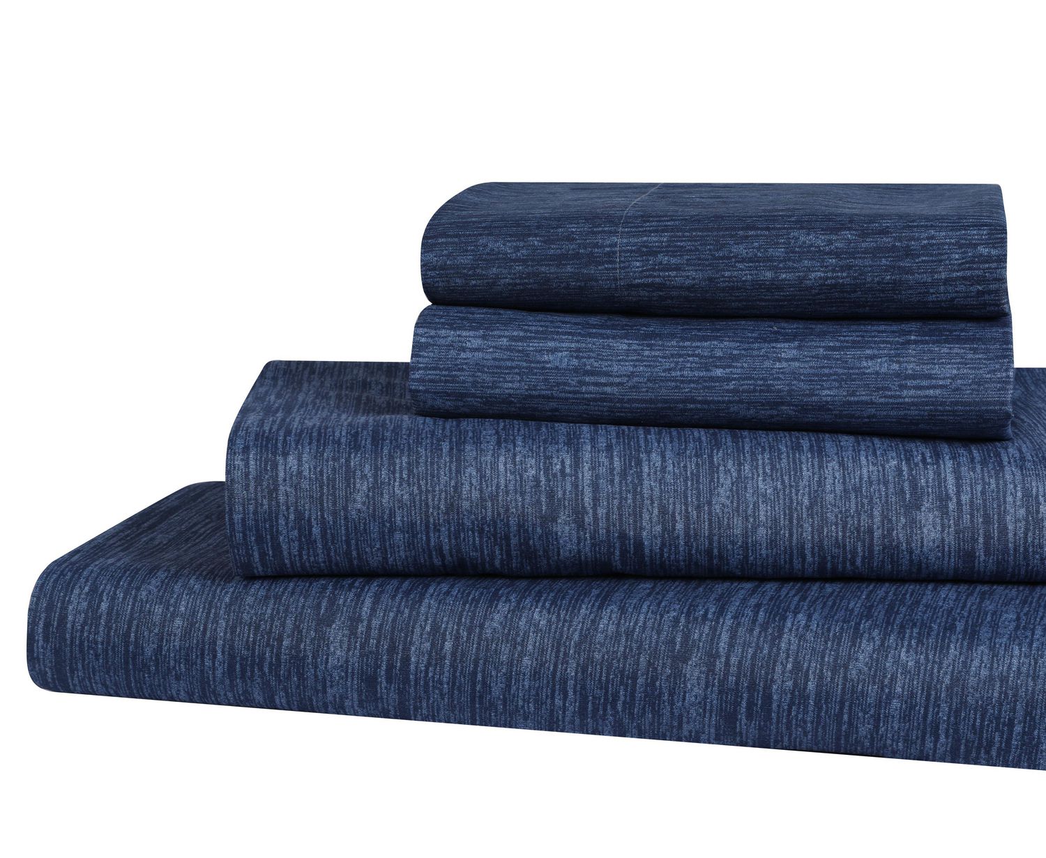 Printed Denim Texture Sheet Set Walmart Canada