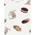 thumbnail image 2 of Carter's Child of Mine Toddler Unisex 2-Piece Pajama - Milk and Cookies, 2 of 3