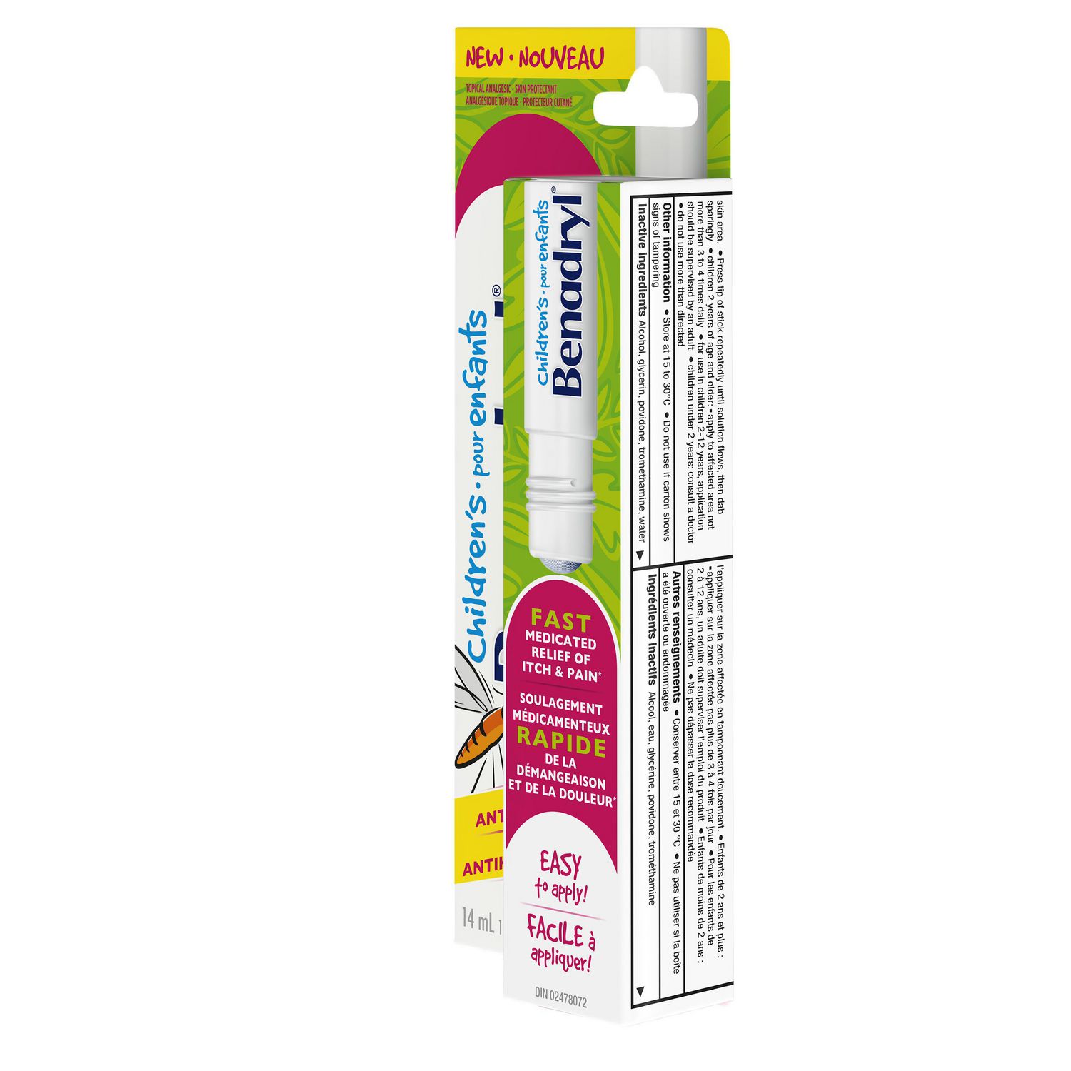 Benadryl Enfants, Piqûres D'insectes, 14 Ml | Walmart Canada