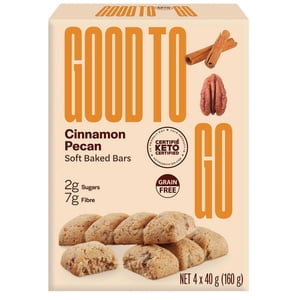 Good To Go Cinnamon Pecan Barres de cuisson molles