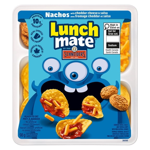 Lunchmate Nachos with Cheddar Cheese & Salsa Lunch Kit, 98 g