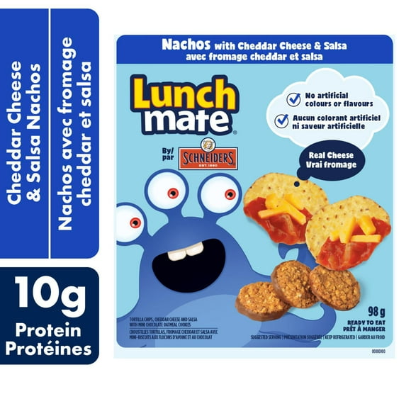 Lunchmate Nachos with Cheddar Cheese & Salsa Lunch Kit, 98 g