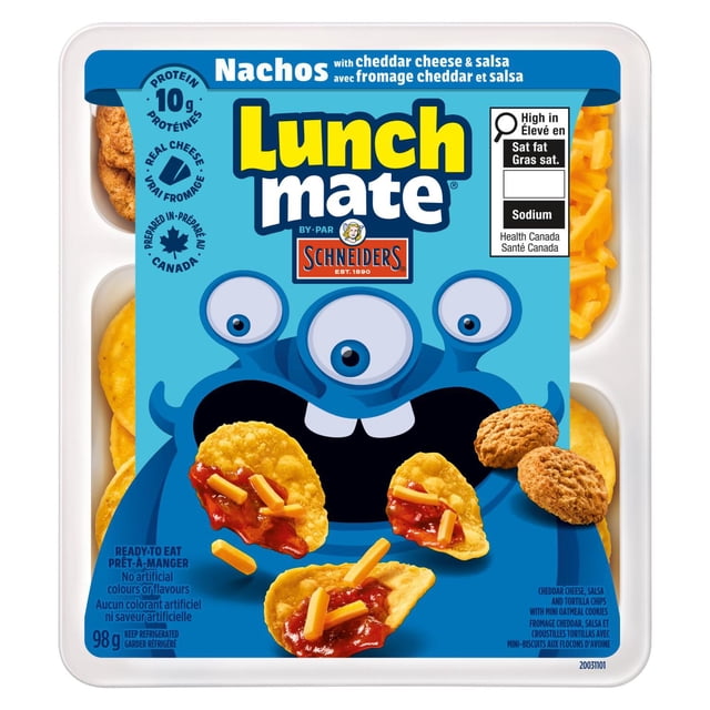 Lunchmate Nachos with Cheddar Cheese & Salsa Lunch Kit, 98 g