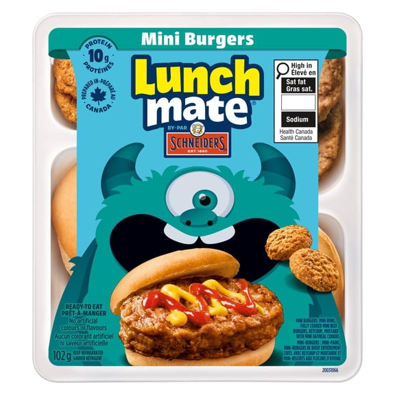 Lunchmate Mini Burgers Lunch Kit, 102 g