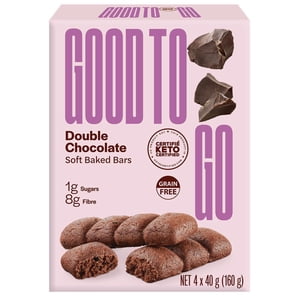 Good To Go Double chocolat doux au four barres