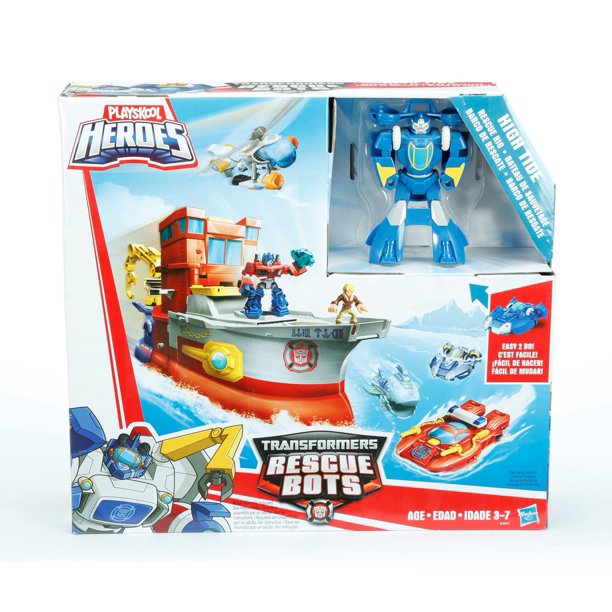 Bateau de sauvetage Transformers de Playskool Heroes
