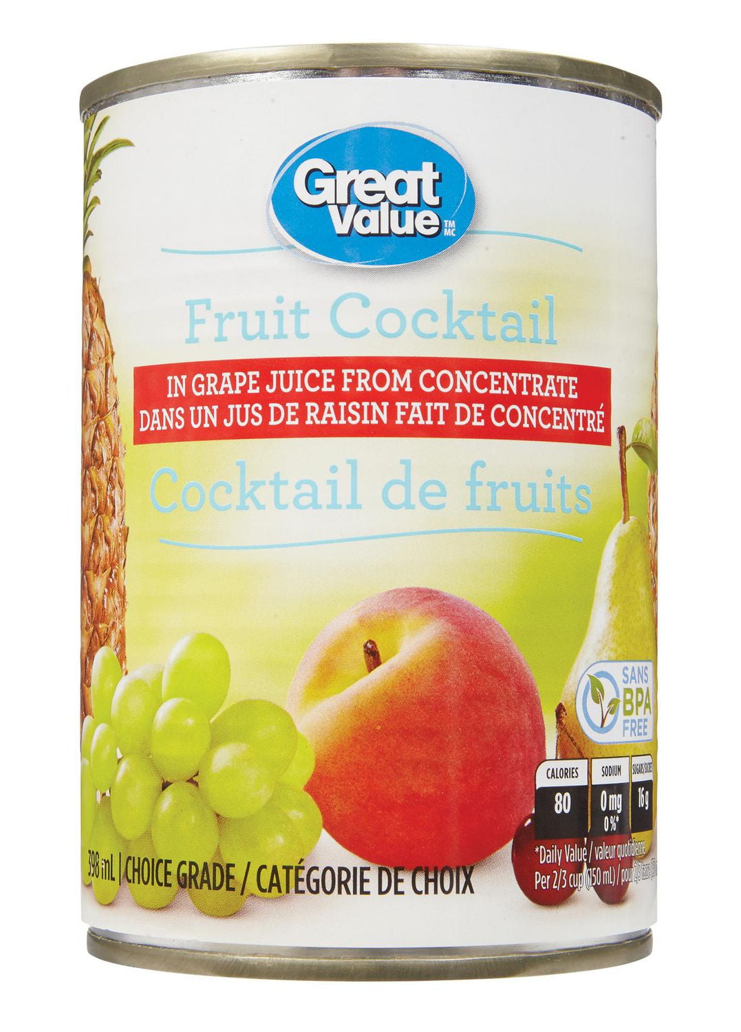 Great Value Fruit Cocktail Walmart Canada
