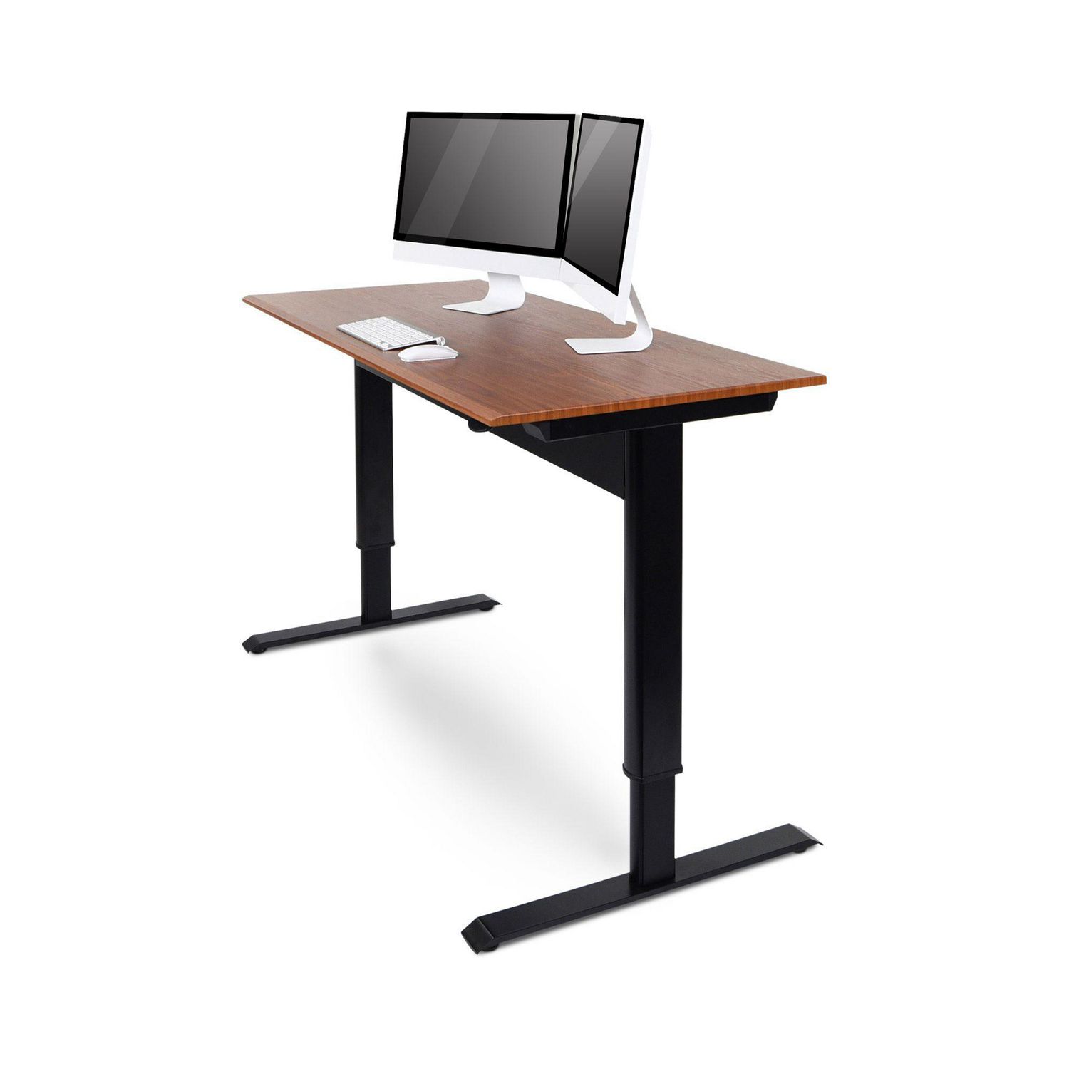 Height Adjustable Standing Desk, Mobile Computer Rolling Desk