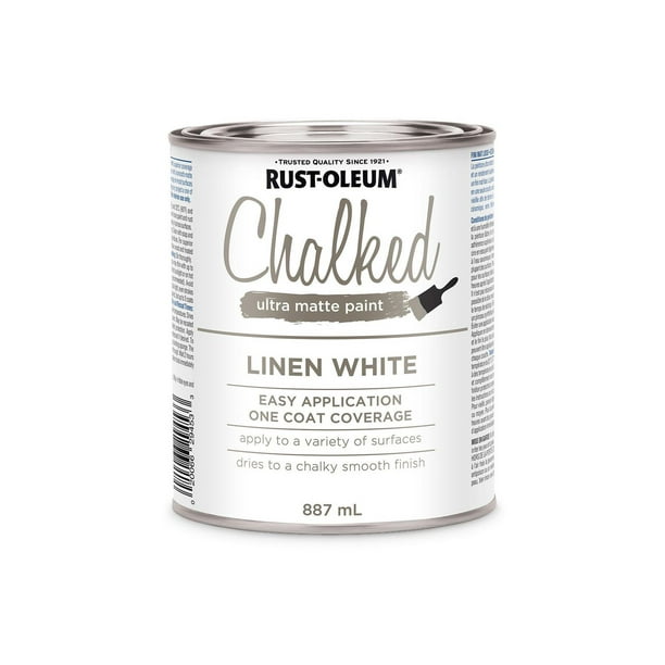 Peinture crayeuse ultra matte Rust-Oleum Specialty en blanc lin 887 ml
