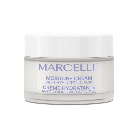 Marcelle Crème hydratante 24 h avec acide hyaluronique et niacinamide Peaux normales à sèches, 50 mL