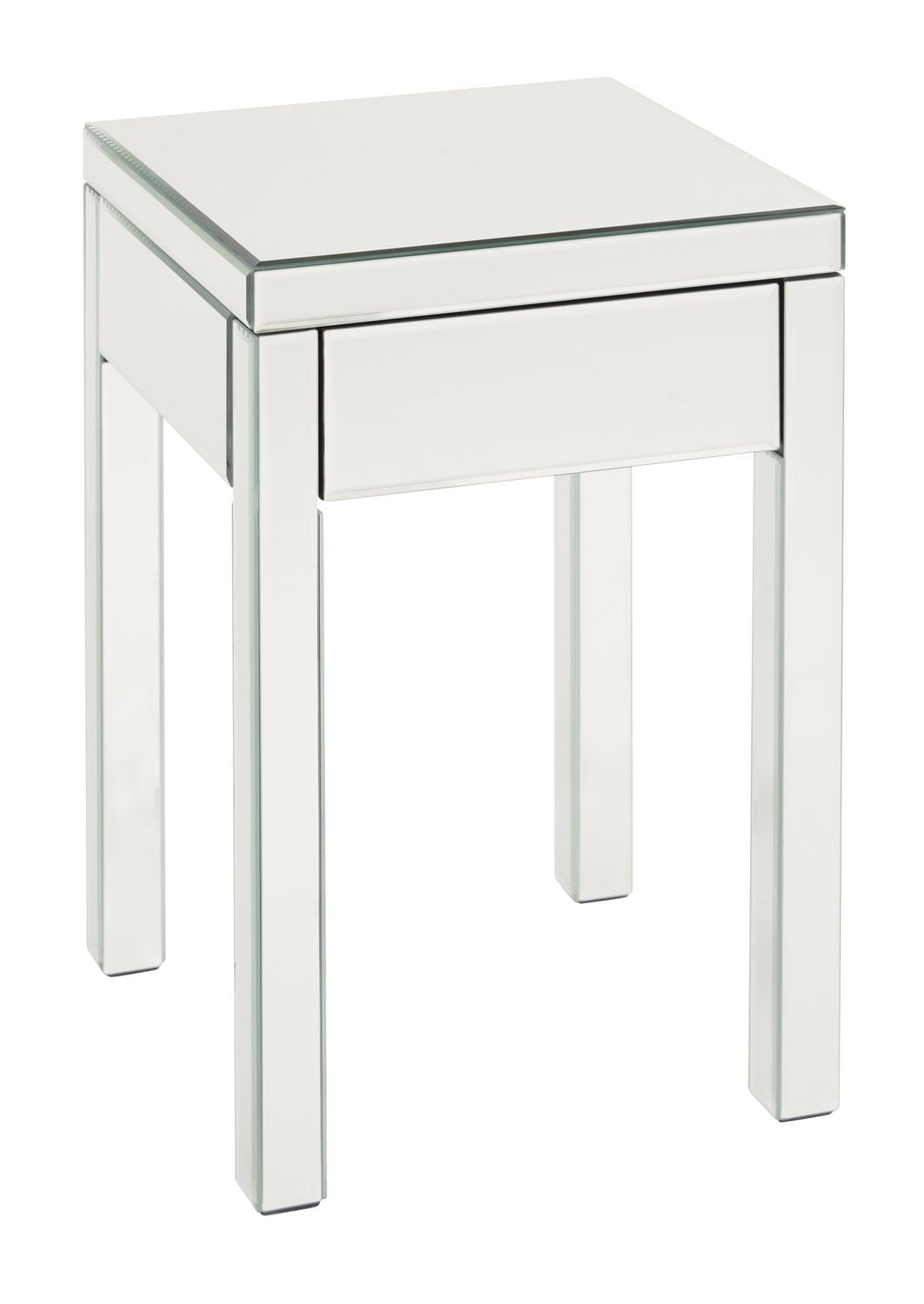Avenue Six Reflections Mirrored Silver End Table Walmart Canada