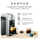Machine à café et espresso Vertuo de Nespresso par De'Longhi avec mousseur à lait Aeroccino, Argenté – image 4 sur 9
