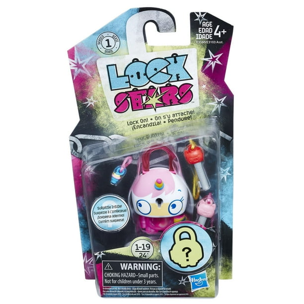 Lock Stars Assortiment de base – Chat-licorne rose Série 1