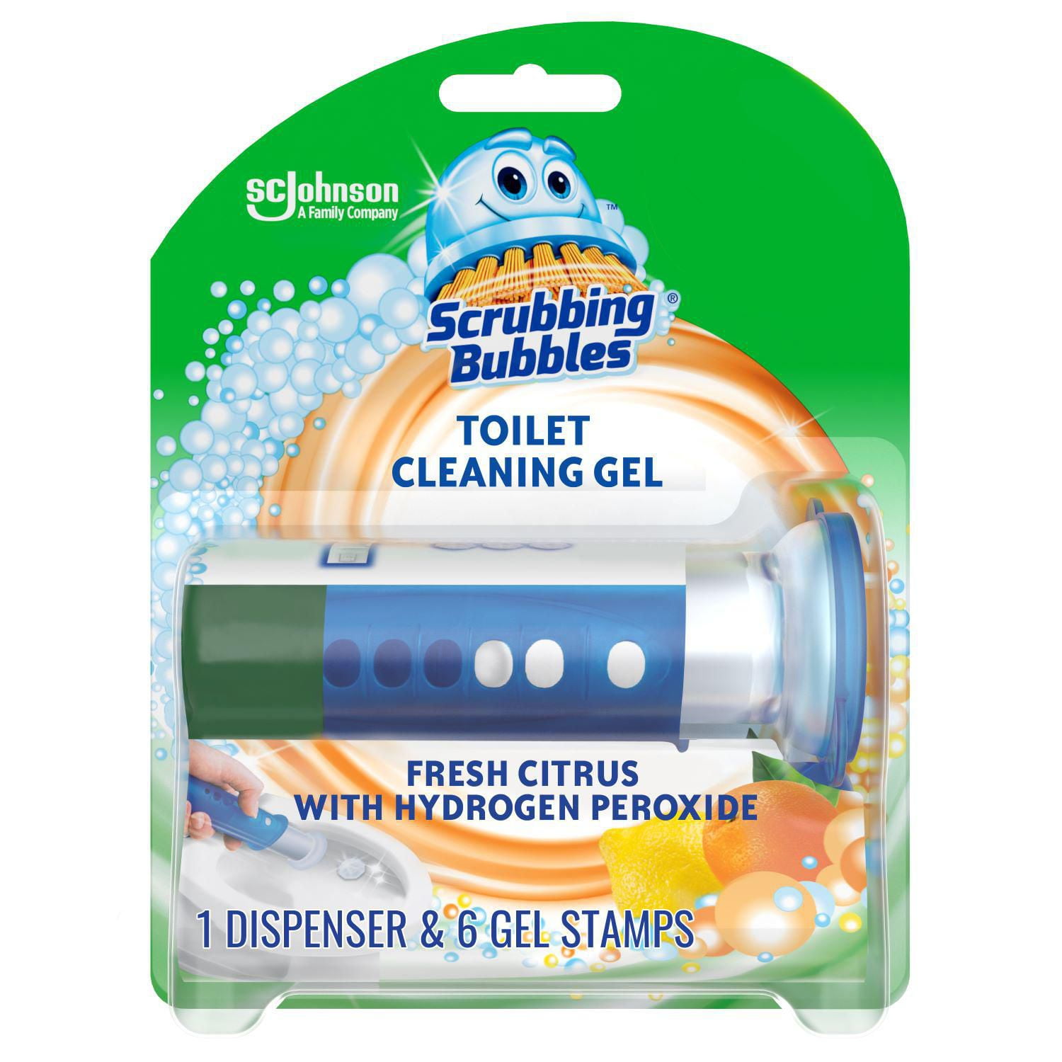 Scrubbing Bubbles Automatic Toilet Bowl Cleaner Gel, Citrus | Walmart ...