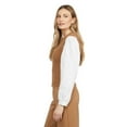 thumbnail image 2 of Mexx Womens Crew Neck Sweater Vest with Sleeves, 2 of 5