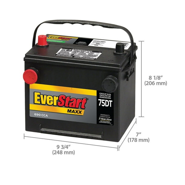 EverStart Maxx Lead Acid Automotive Battery, Group Size 34, 47% OFF